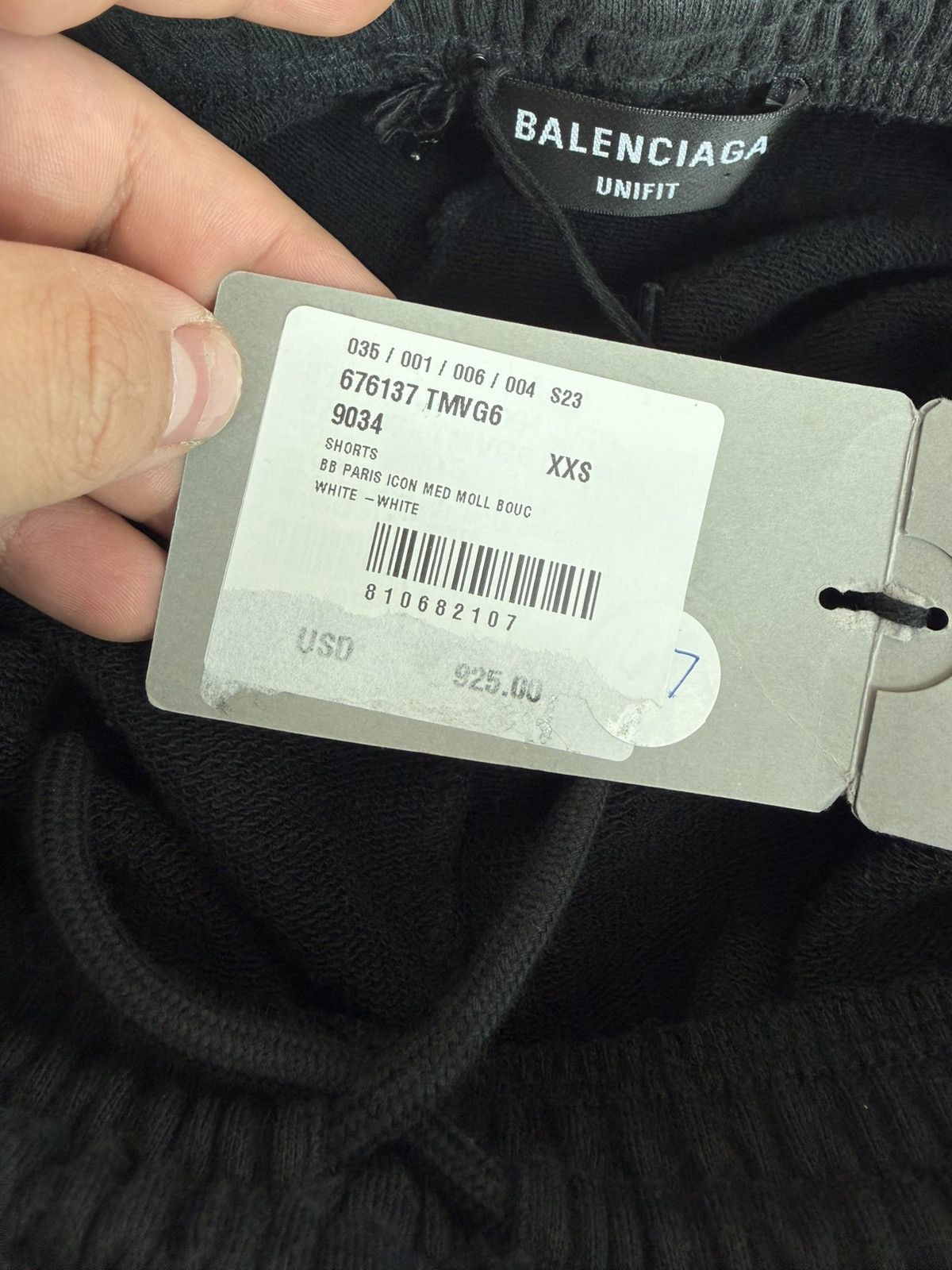 Balenciaga Balenciaga Logo Embroidered Black Size US 34 / EU 50 - 3 Thumbnail