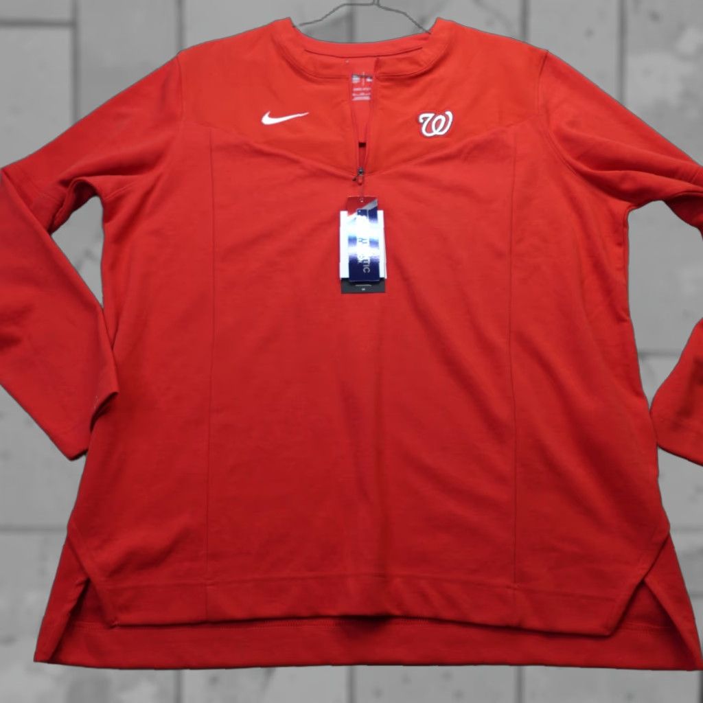 Nike Nike Washington Nationals Jacket 2XL Red 1/4 Zip Embroidered UPF 40+ NEW Mens Regular Deluxe Sportswear Hoodie? Size US XXL / EU 58 / 5 - 1 Thumbnail