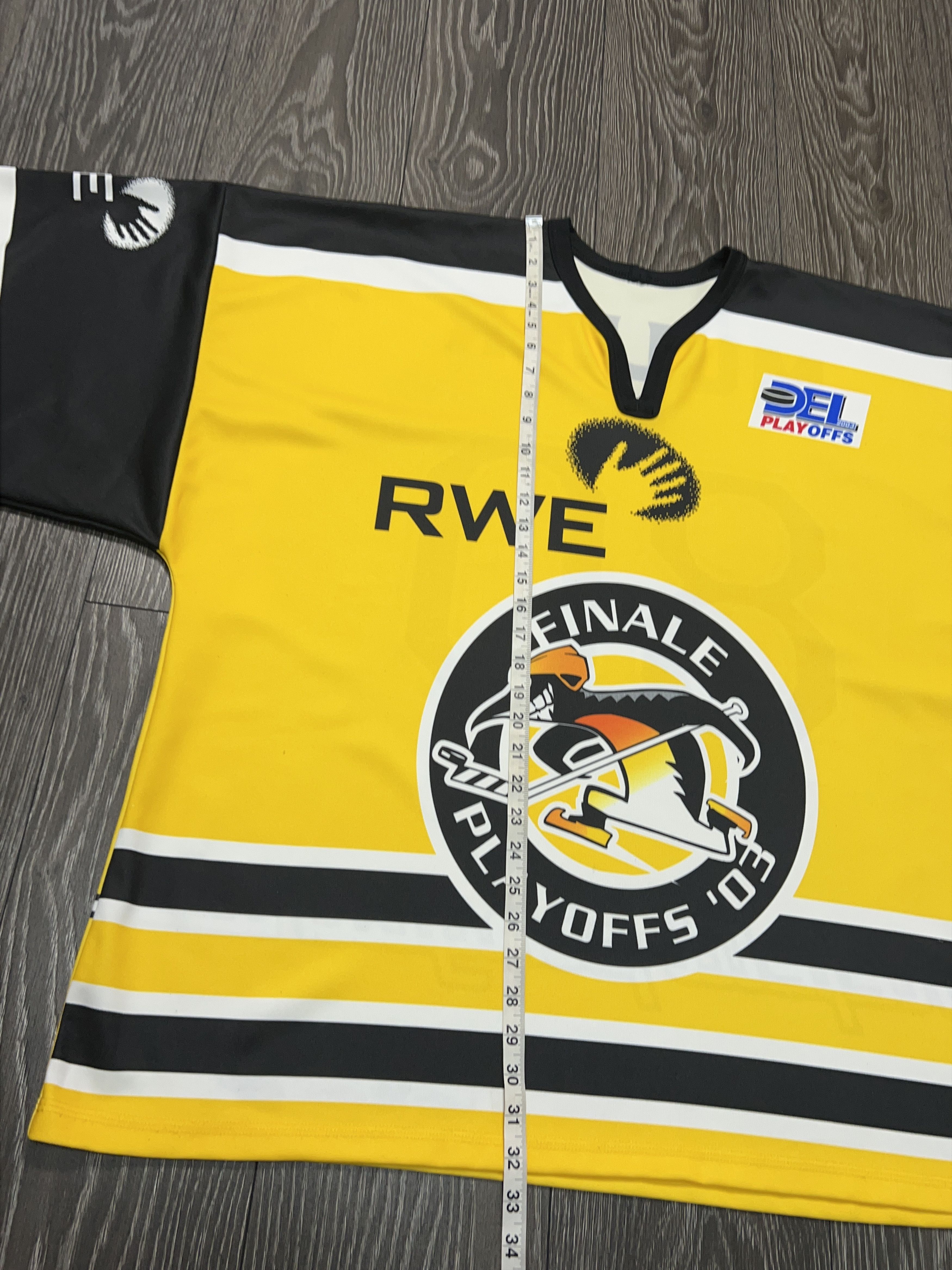 NHL Krefeld Penguins Metzen Munchen Ice Hockey Jersey Shirt Size US XL / EU 56 / 4 - 6 Thumbnail