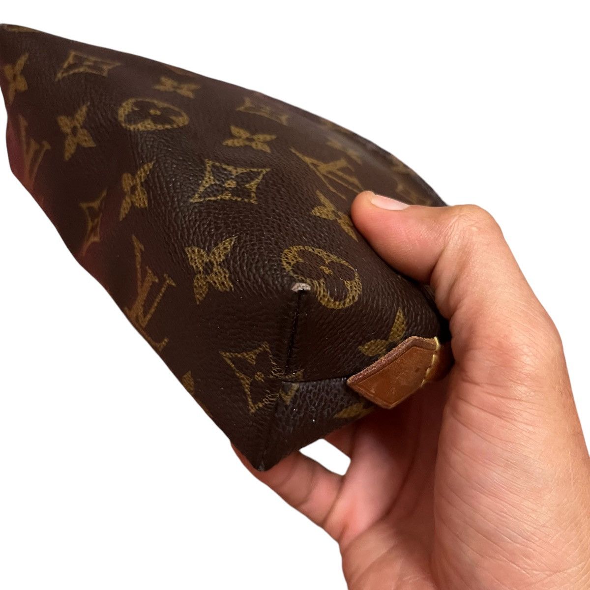 Louis Vuitton Authentic Vintage Louis Vuitton Canvas Pochette Cosmetique Size ONE SIZE - 8 Thumbnail