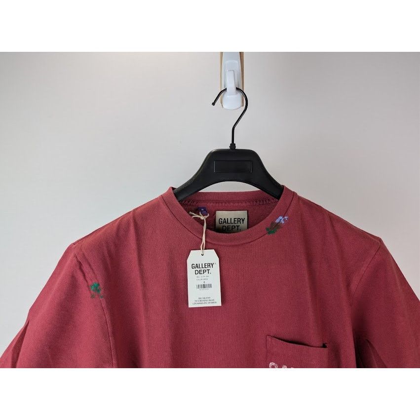 Gallery Dept. o1rshd1 Vintage Logo Painted T-Shirt in Brick Red Size US S / EU 44-46 / 1 - 3 Thumbnail