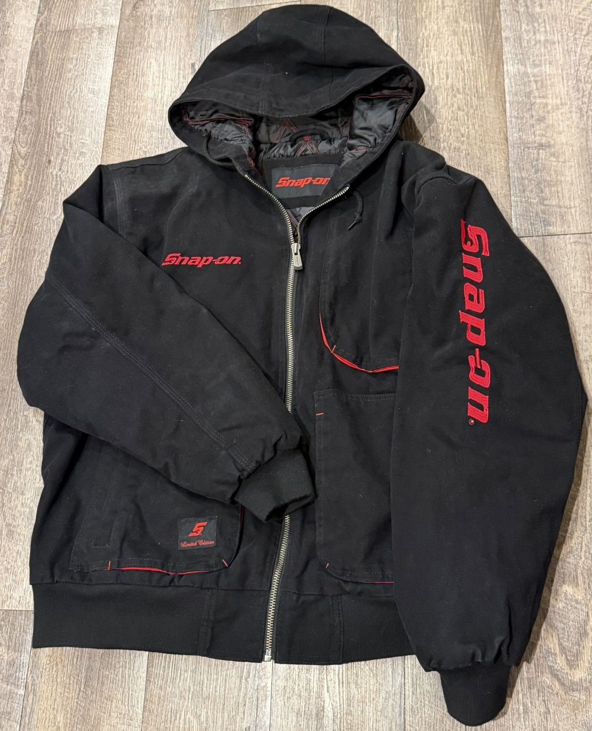Other Snap-on Tools Limited Edition Hooded Quilted Canvas Jacket Size US XL / EU 56 / 4 - 1 Thumbnail