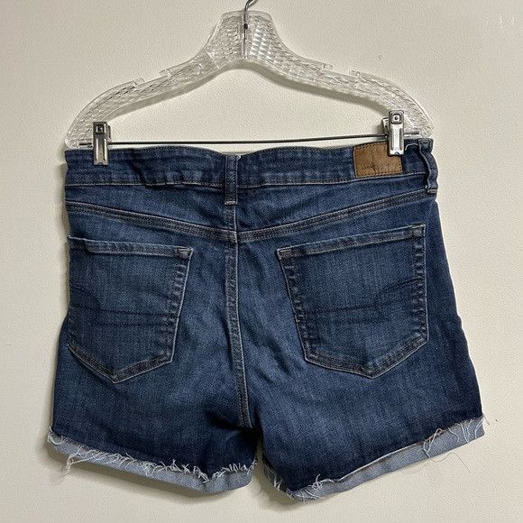 American Eagle Outfitters American Eagle Midi Jean Shorts Size 34" / US 12 / IT 48 - 2 Thumbnail