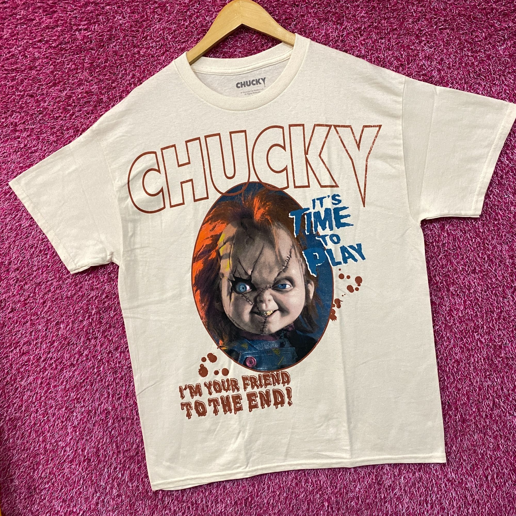 Other Chucky Childs Play Its Time To Play Horror Movie T-Shirt Lar Size US L / EU 52-54 / 3 - 3 Thumbnail