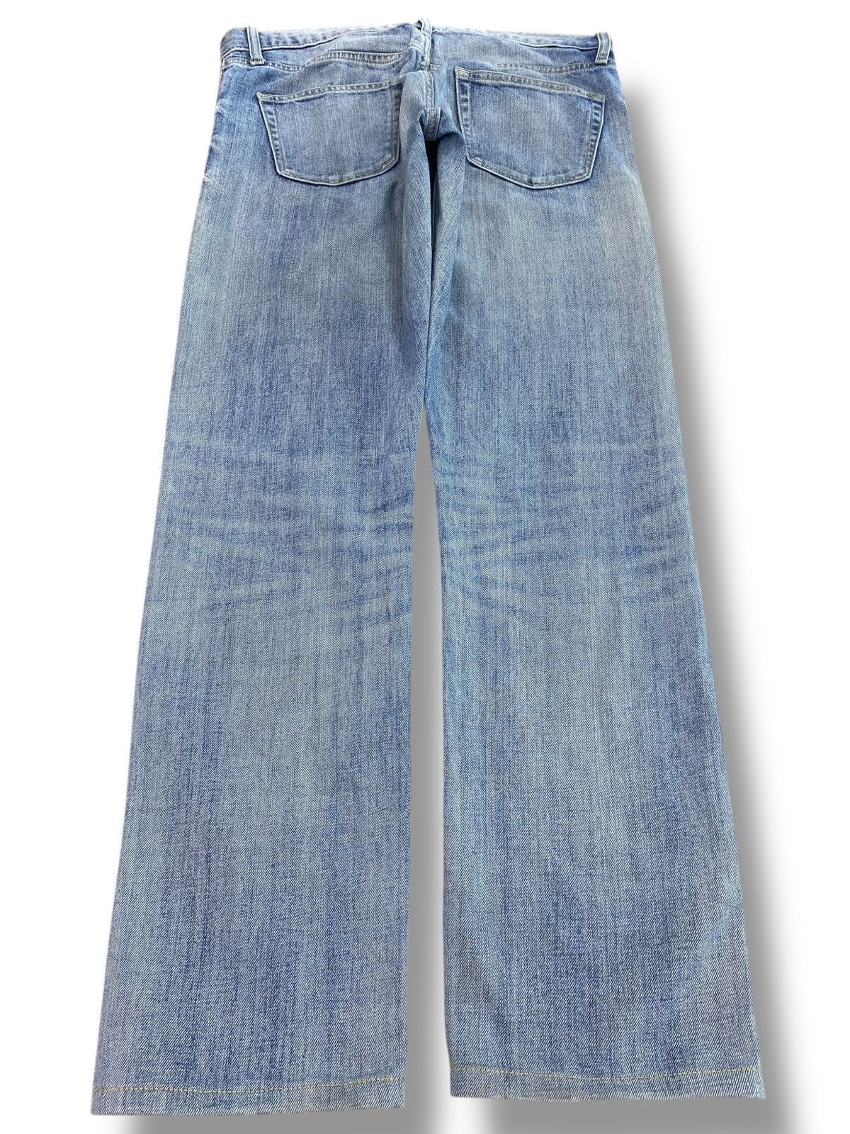 Uniqlo Uniqlo X Selvage Faded Wash Whiskered Style Slim Fit Jeans Size US 32 / EU 48 - 3 Thumbnail