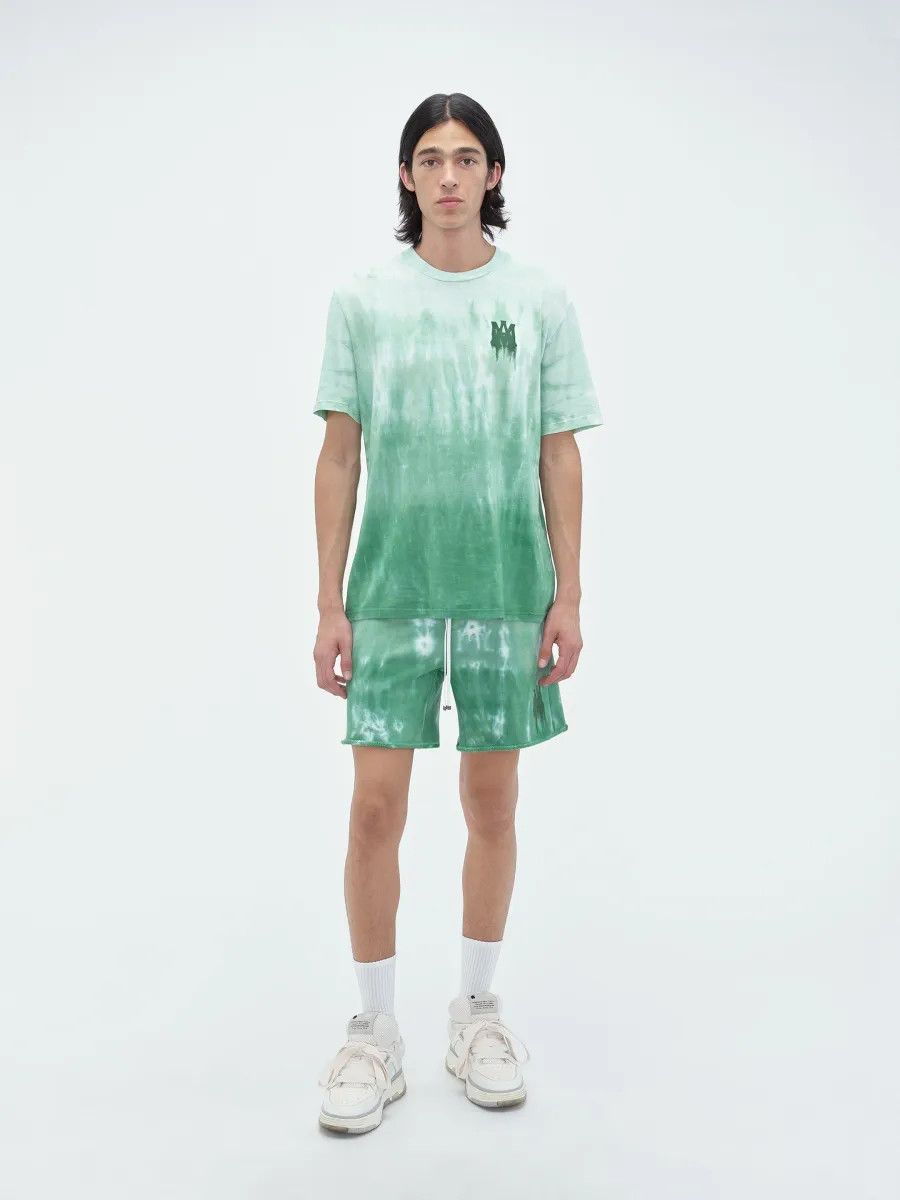 Amiri o1s1wg110425 Ma Logo Dip Dye T-Shirt in Green Size US XL / EU 56 / 4 - 2 Thumbnail