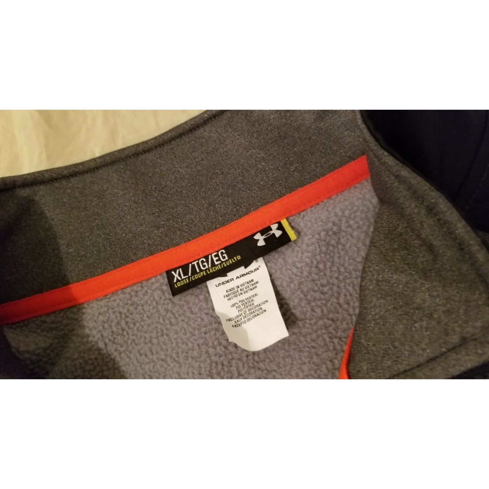 Under Armour Under Armour Mens Jacket XL Gray Athletic Size US XL / EU 56 / 4 - 3 Thumbnail