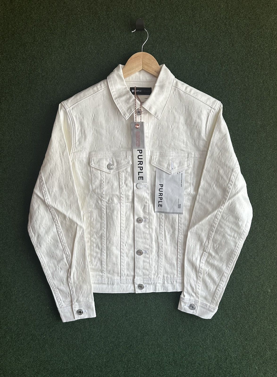 Purple Brand Purple Film Monogram Jacquard Denim Jacket XS Size US XS / EU 42 / 0 - 1 Thumbnail