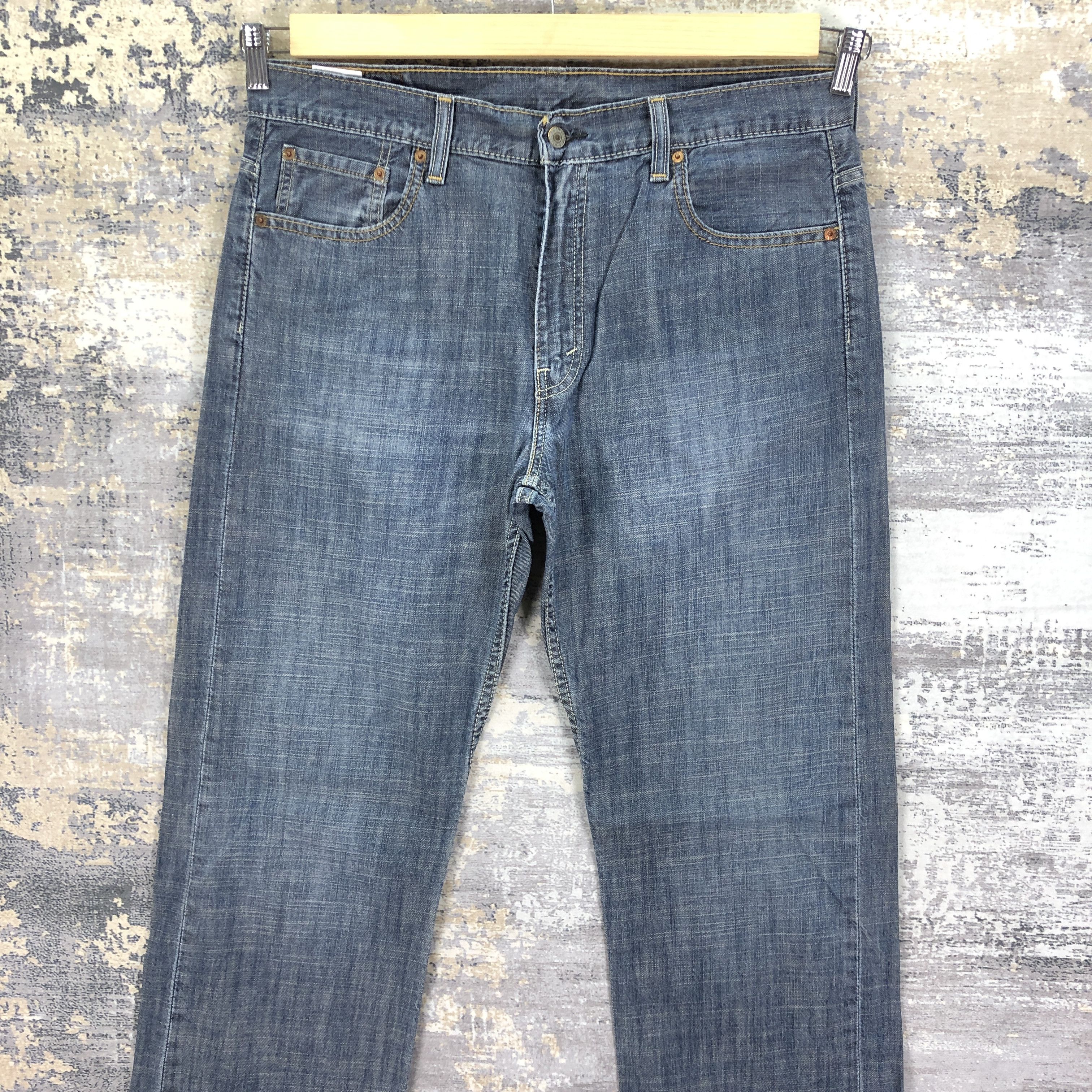 Levi's Vintage Levis Baggy Jeans Levi's 569 Faded Streetwear Denim Size US 34 / EU 50 - 3 Thumbnail