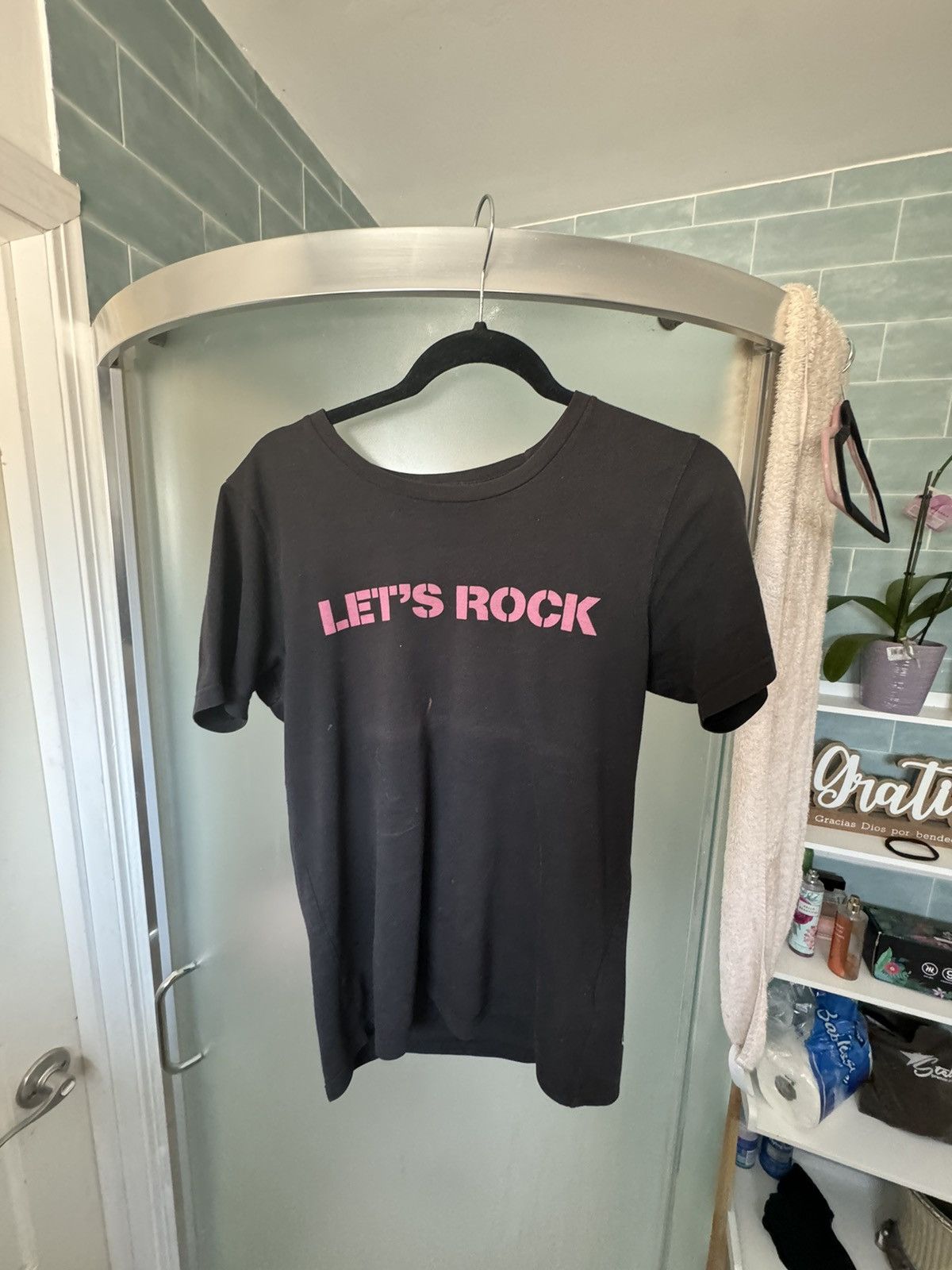 Hysteric Glamour HYSTERIC GLAMOUR LETS ROCK TEE SHIRT | Grailed