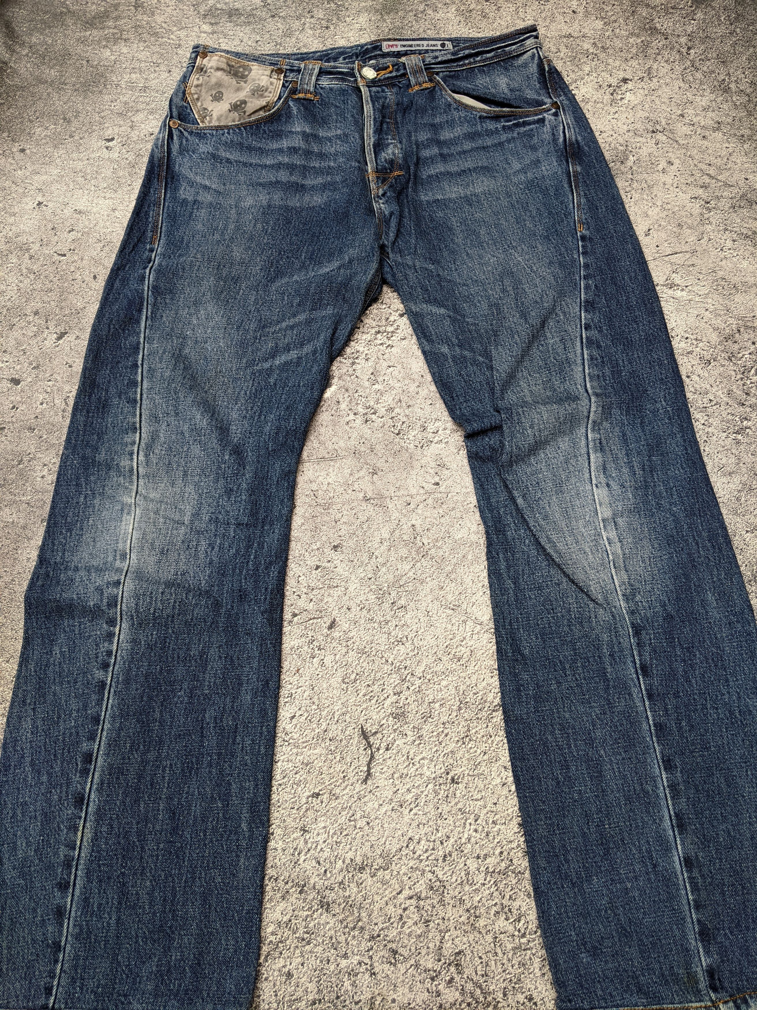Levi's Levi's Engineered Twist Leg Skull Vkei Style Size US 34 / EU 50 - 2 Thumbnail