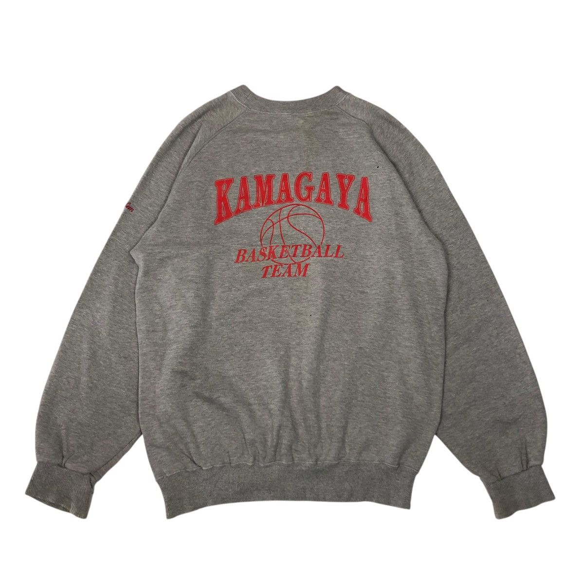 Japanese Brand 📌Vintage Sweatshirt Kamagaya Basketball Team Big Logo Size US M / EU 48-50 / 2 - 2 Thumbnail
