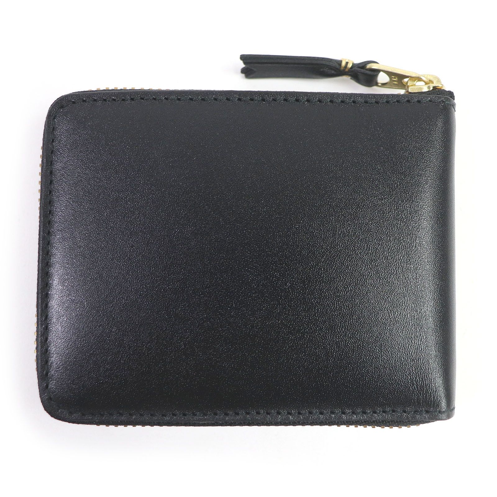 Comme des Garcons Wallet Plain Round Zipper Leather Compact Black Size ONE SIZE - 3 Thumbnail