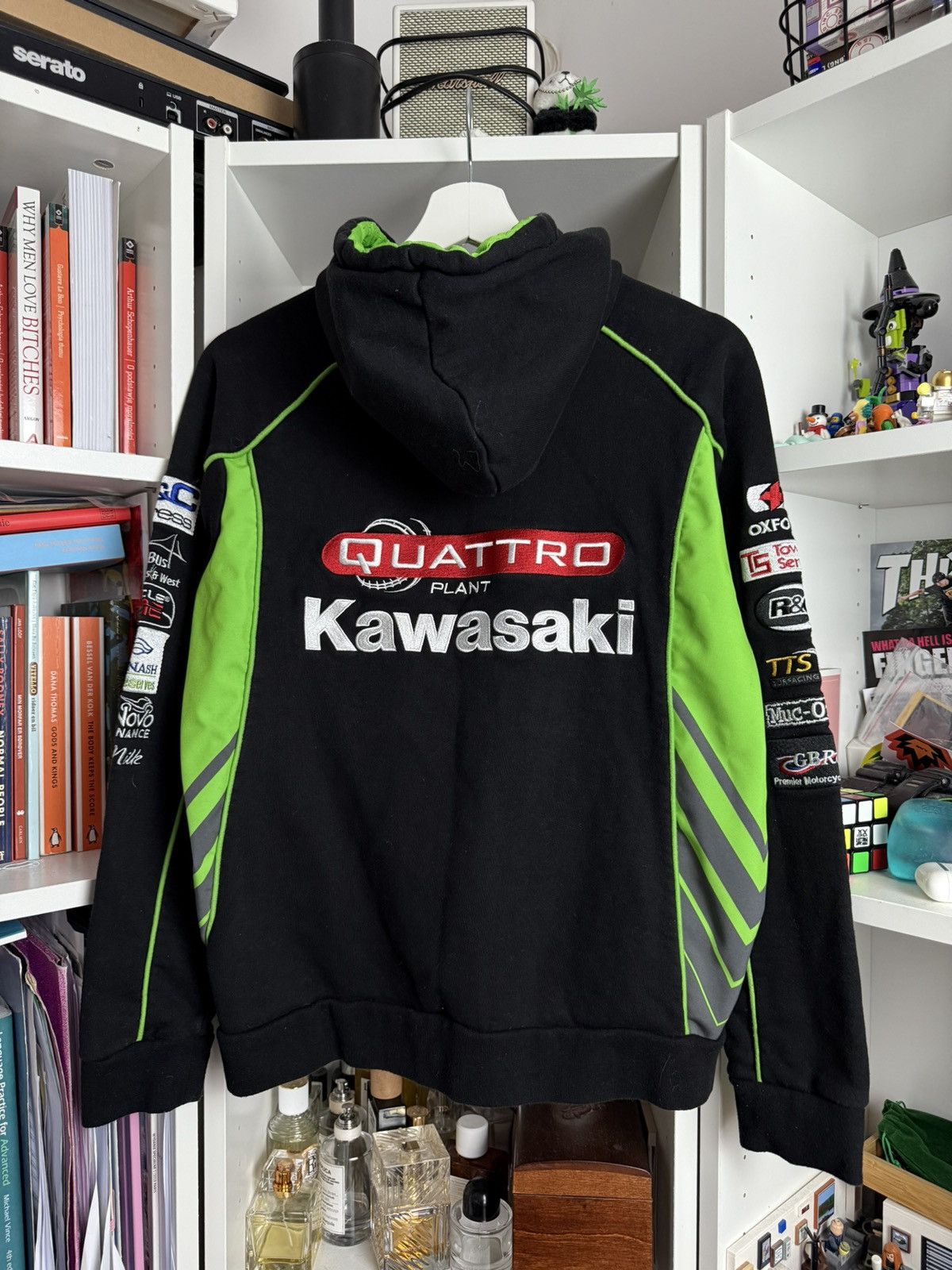 Yamaha Vintage y2k Kawasaki moto racing zip hoodie XS yamaha nascar Size US XS / EU 42 / 0 - 2 Thumbnail