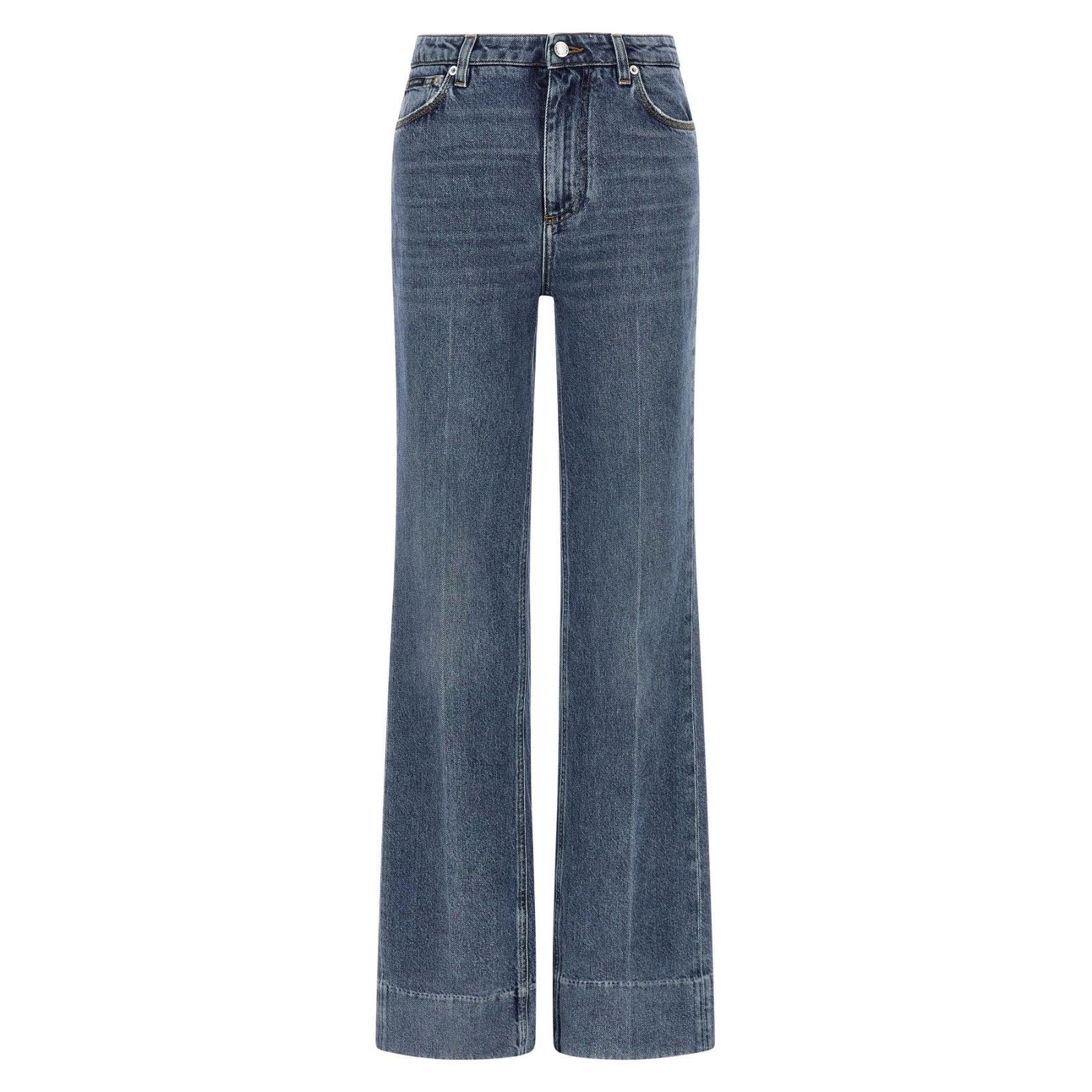 DOLCE&GABBANA Blue Denim Pants New & Authentic (Women's size