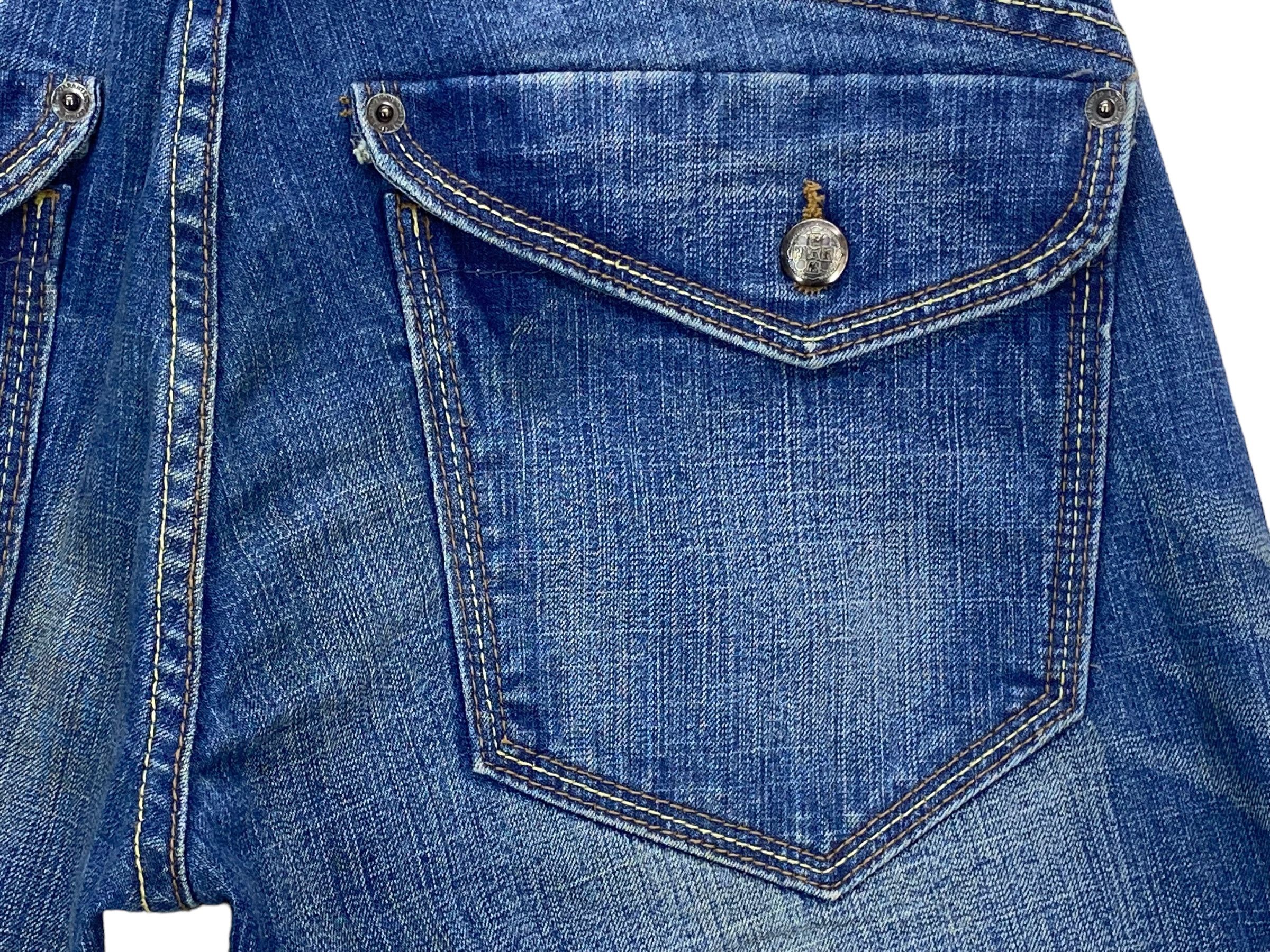Japanese Brand Exit Jeans Hip Hop Skateboard Jeans Size US 36 / EU 52 - 9 Thumbnail