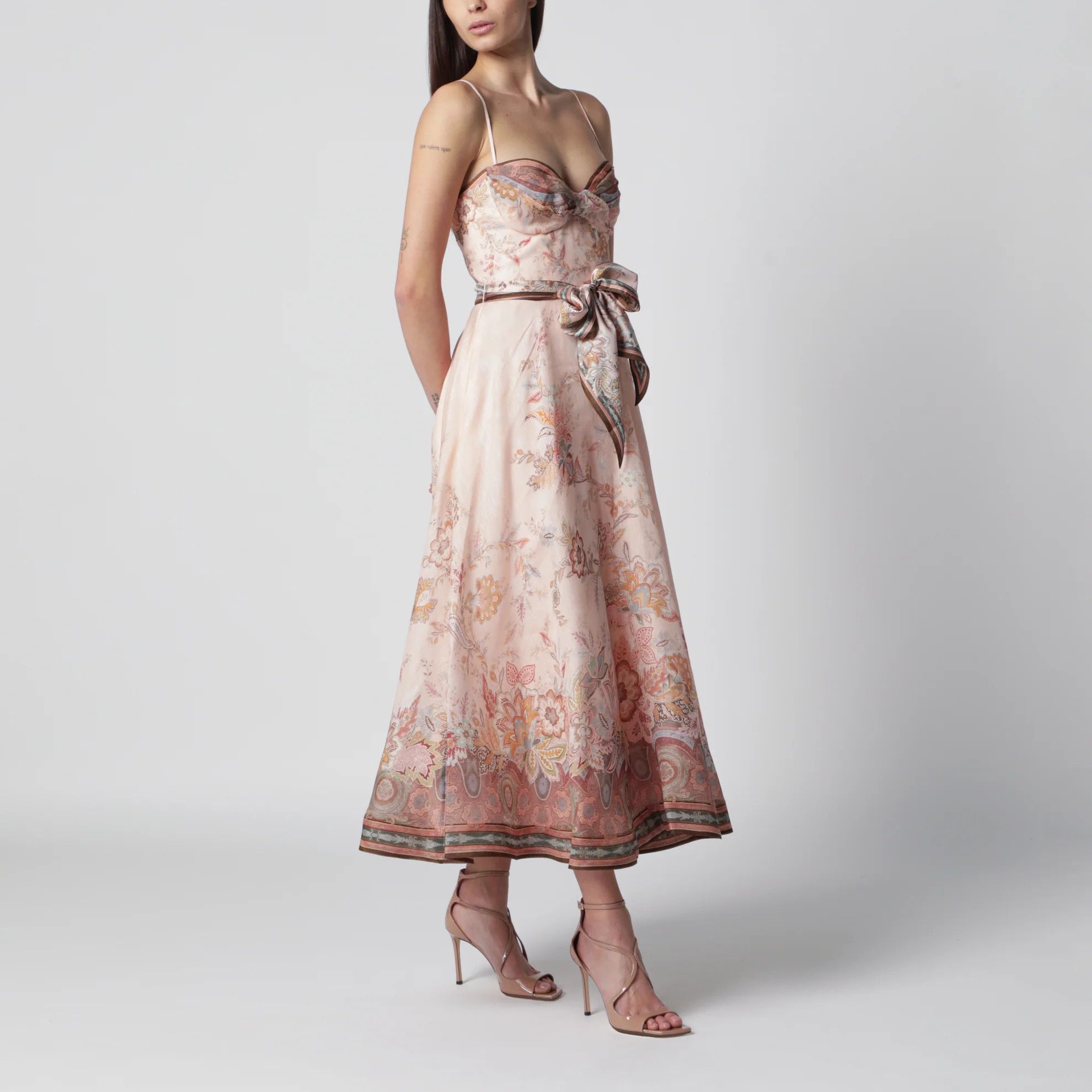 Zimmermann o1d2blof0526 Midi Dress in Multicolor Size M / US 6-8 / IT 42-44 - 2 Thumbnail