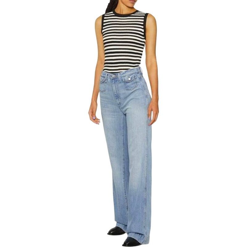RE/DONE RE/DONE Hight Waist Wide-Leg Blue Jeans | Size 24 Size 25" / US 0 / IT 36 - 7 Thumbnail