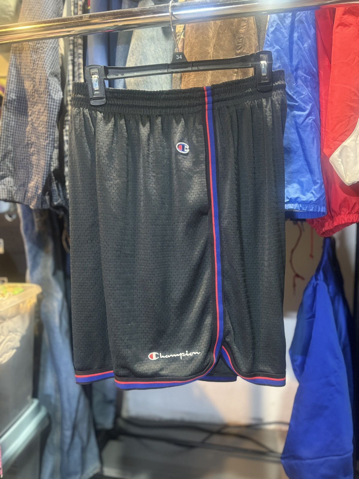 Champion Black Champion Basketball Shorts Size US 30 / EU 46 - 1 Thumbnail