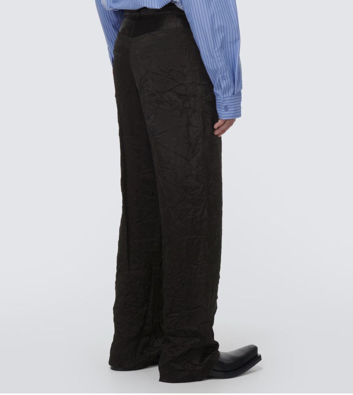 Balenciaga Balenciaga Crinkled Satin Trousers Size US 30 / EU 46 - 7 Thumbnail