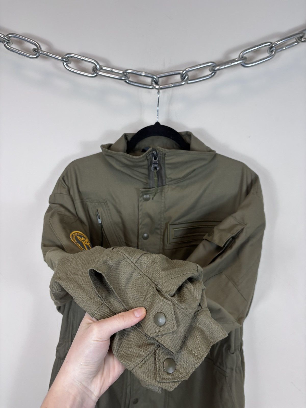 Other Vintage Swiss Military Fortress Guard Olive Field Jacket Size US L / EU 52-54 / 3 - 13 Thumbnail