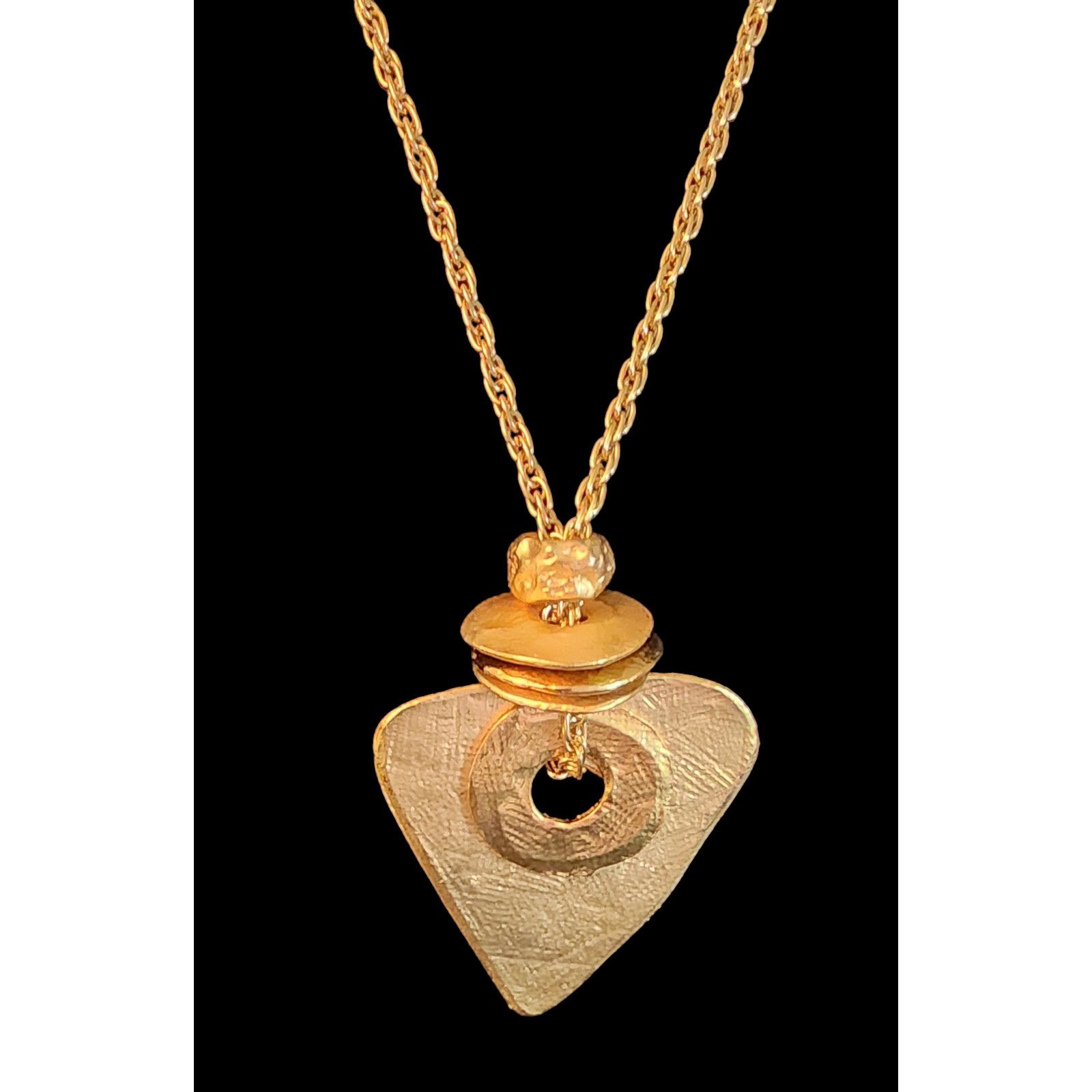 Other Vintage and unique gold tone chain necklace Size ONE SIZE - 1 Thumbnail