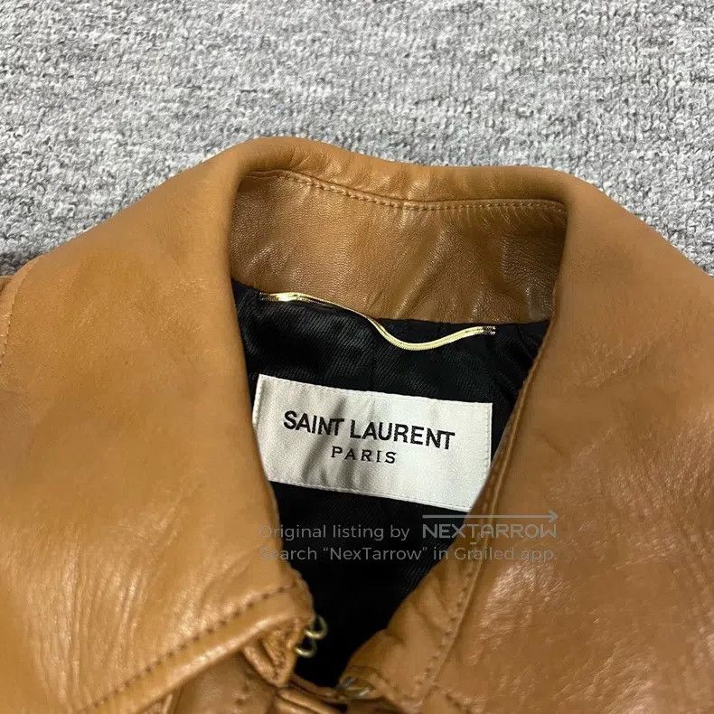 Saint Laurent Paris Saint Laurent Paris Brown padded leather trench coat Size XS / US 0-2 / IT 36-38 - 7 Thumbnail