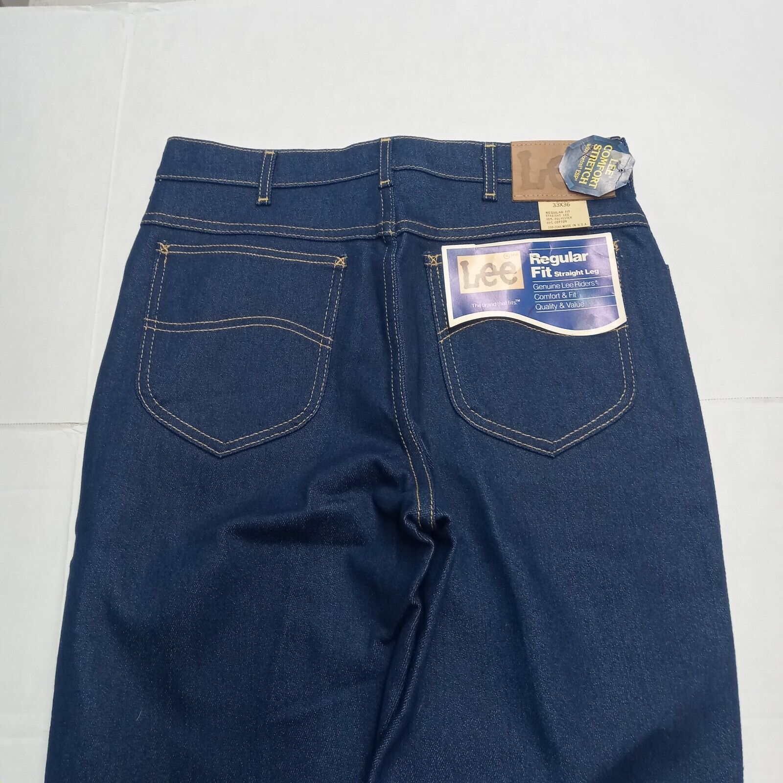 Lee Vintage Lee Jeans Men's Size 33x36 Regular Fit Straight Leg Size US 33 - 10 Thumbnail