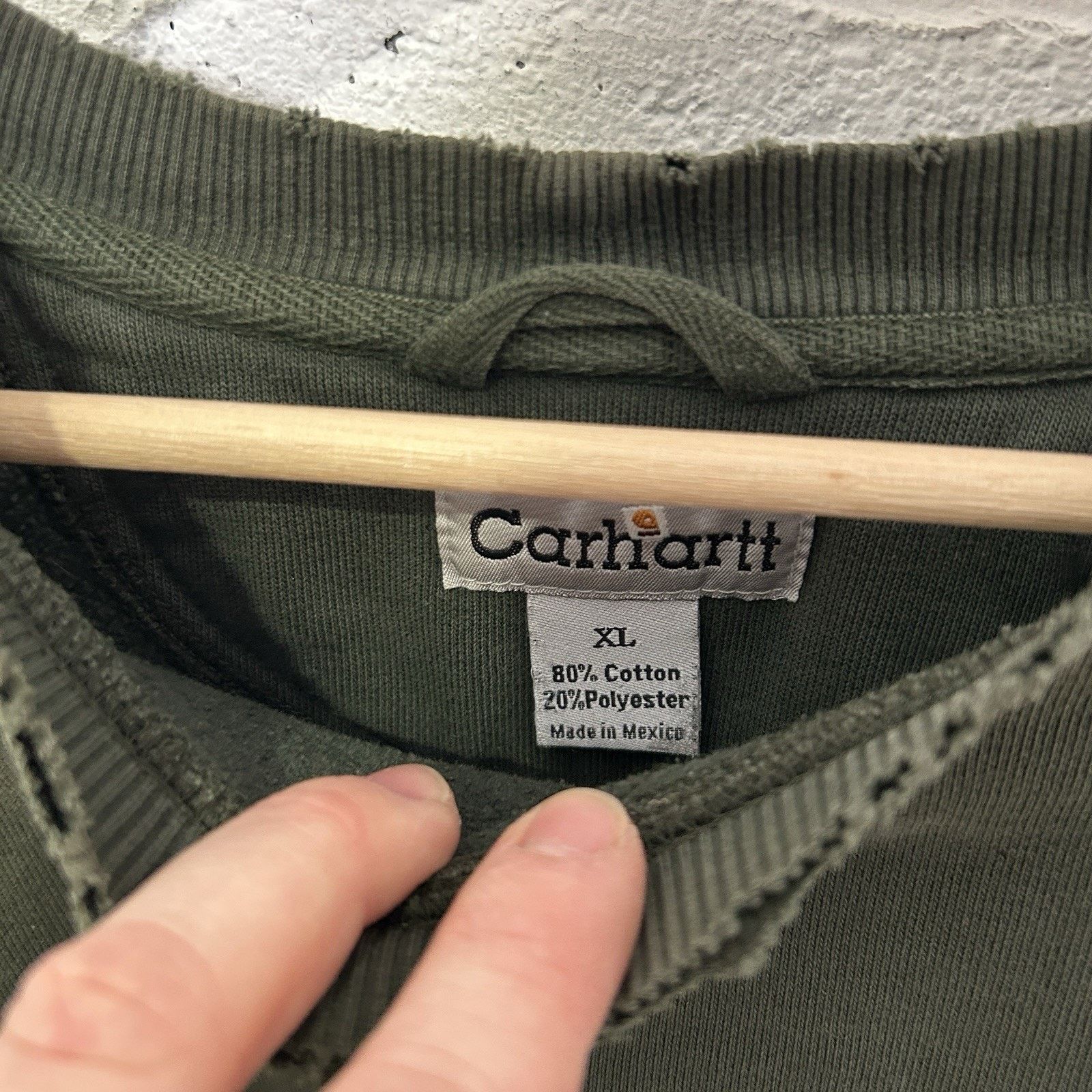 Carhartt Vintage Carhartt Crewneck Sweatshirt “Dark Green” K186 DGR Size US XL / EU 56 / 4 - 13 Thumbnail