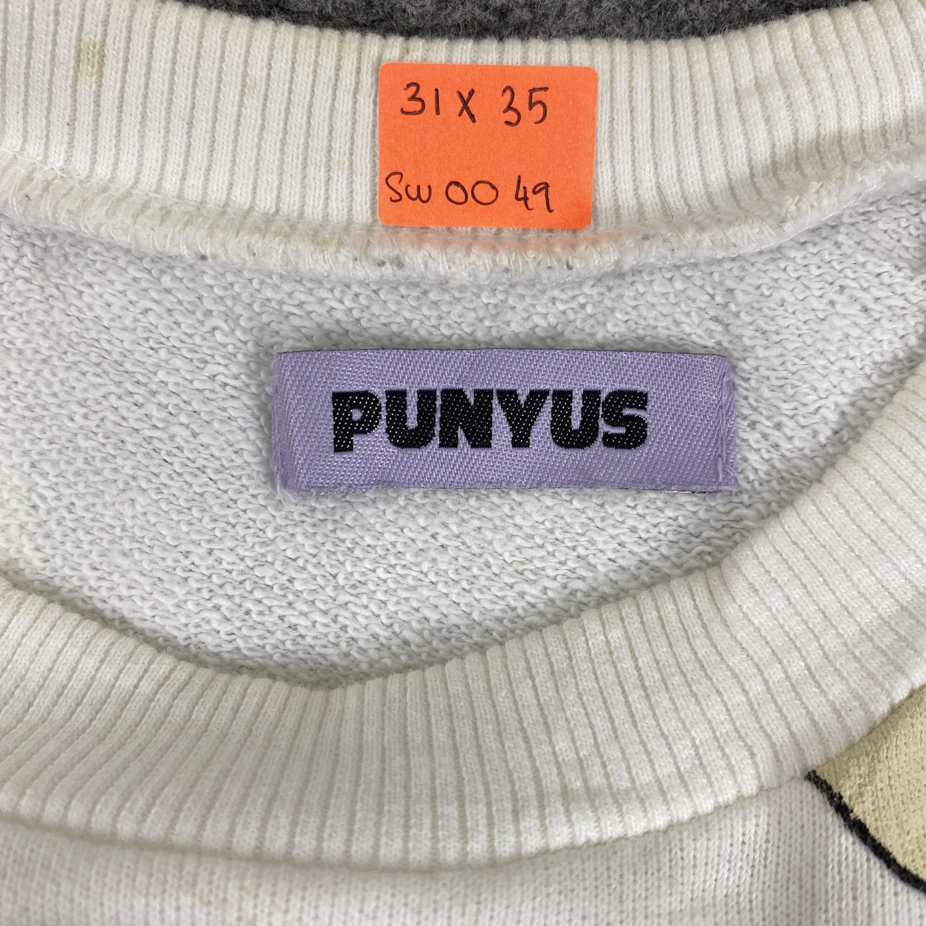 Japanese Brand Vintage Punyus Xiaolongbao City Full Print Sweatshirt- SW049 Size US XXL / EU 58 / 5 - 3 Thumbnail