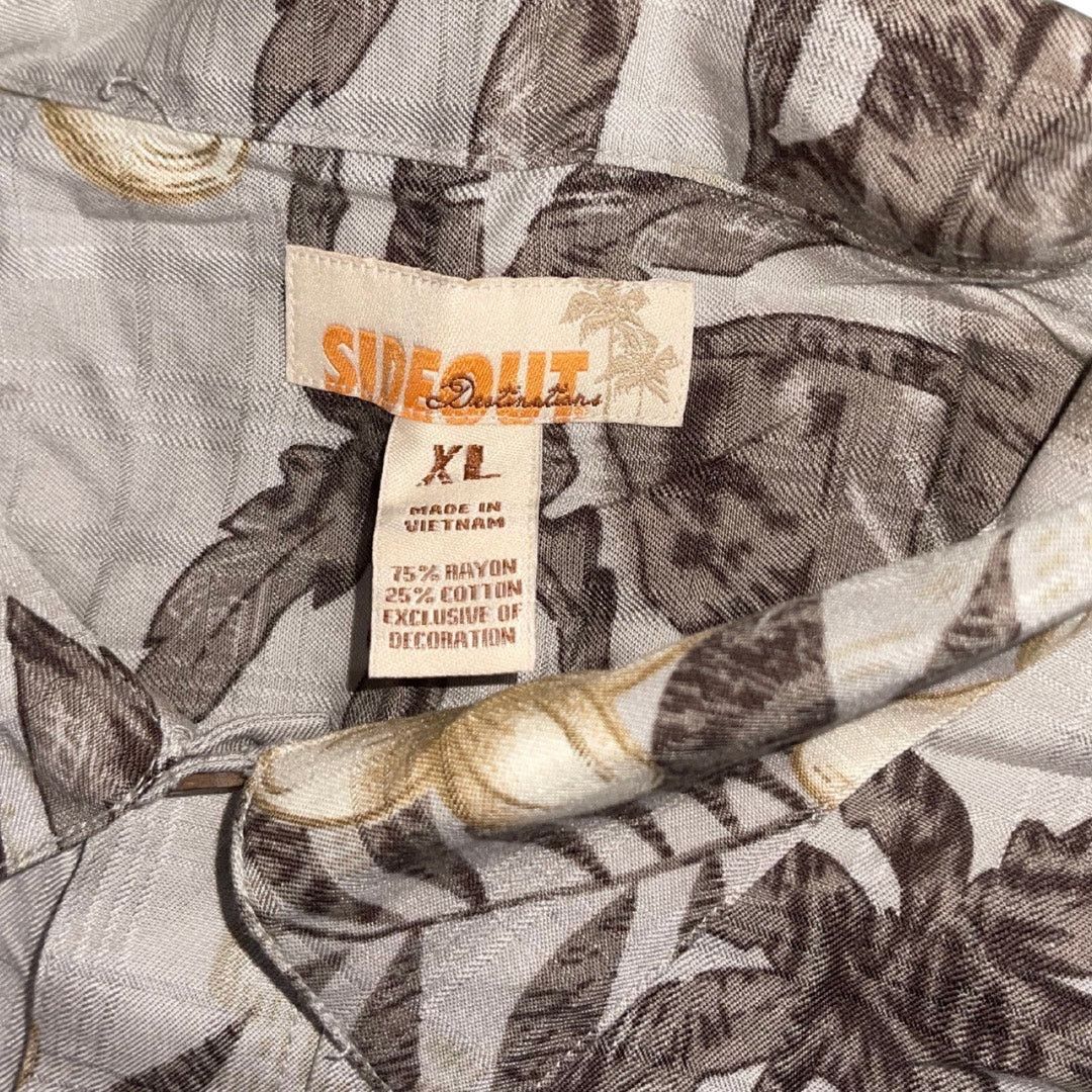Sideout Hawaiian Tropical Button Short Sleeve Shirt Palms XL Beach Size US XL / EU 56 / 4 - 3 Thumbnail