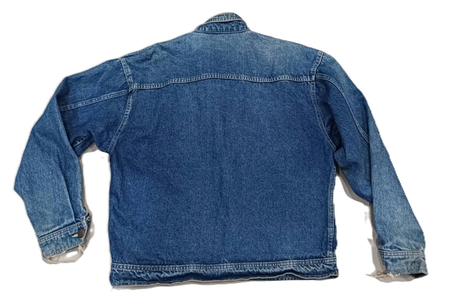 Other Vintage 90s Shootle Denim Trucker Jacket Size US M / EU 48-50 / 2 - 2 Thumbnail