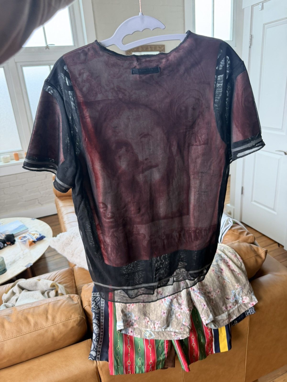 Jean Paul Gaultier Jean Paul Gaultier SS1998 “Jesus / Roman” Archival Mesh Top Size US M / EU 48-50 / 2 - 4 Thumbnail
