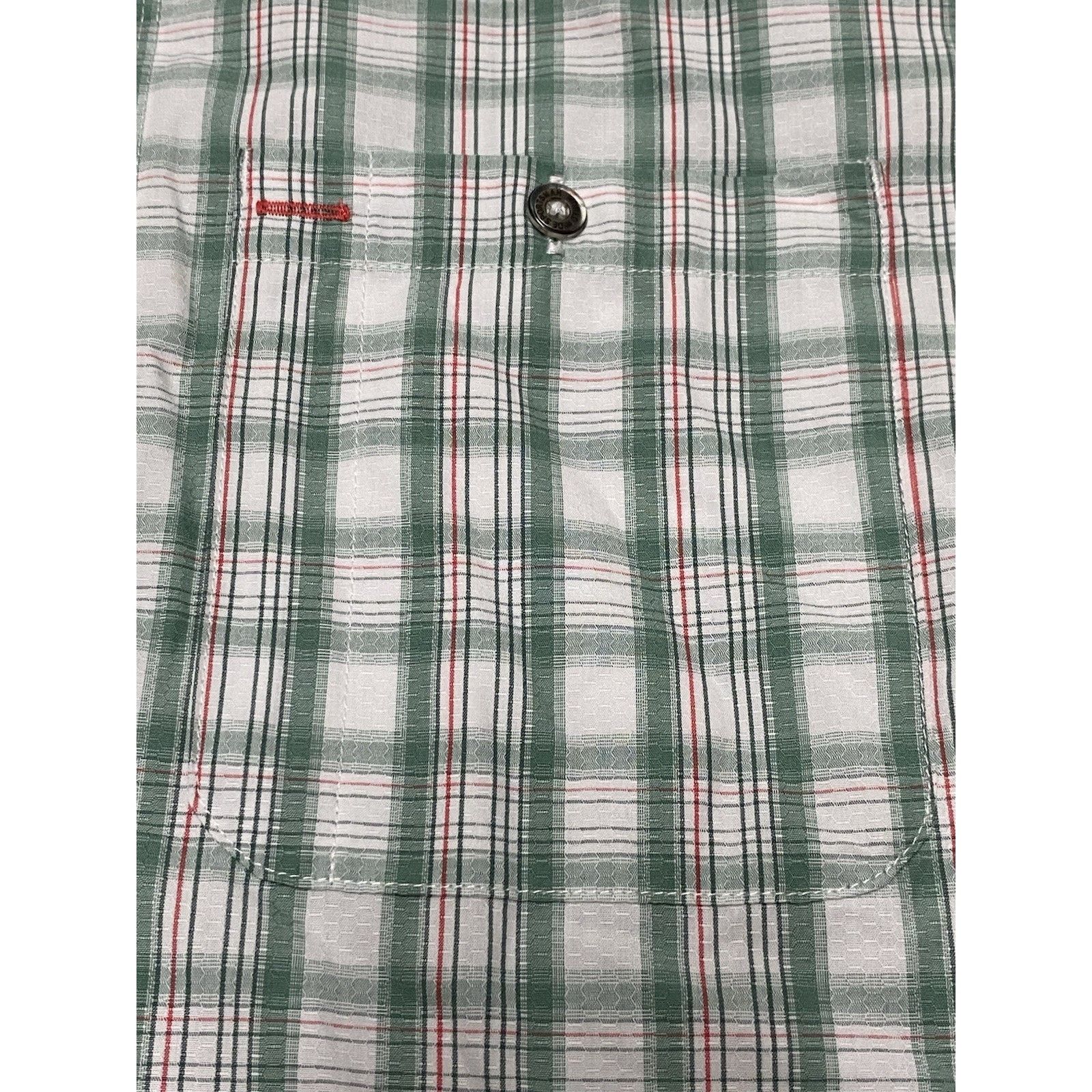 Other Sportsman Vented Fishing Shirt Men's Medium Green Plaid Size US M / EU 48-50 / 2 - 2 Thumbnail