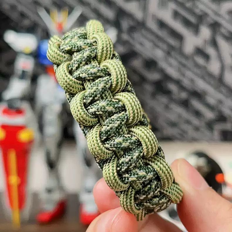 Handmade × Vintage Handmade Indian Cheif Paracord Bracelet Size ONE SIZE - 3 Thumbnail