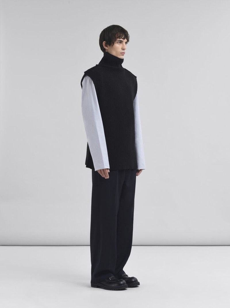 Marni o1w1db11125 Inara Sweater in Black Size L / US 10 / IT 46 - 5 Thumbnail