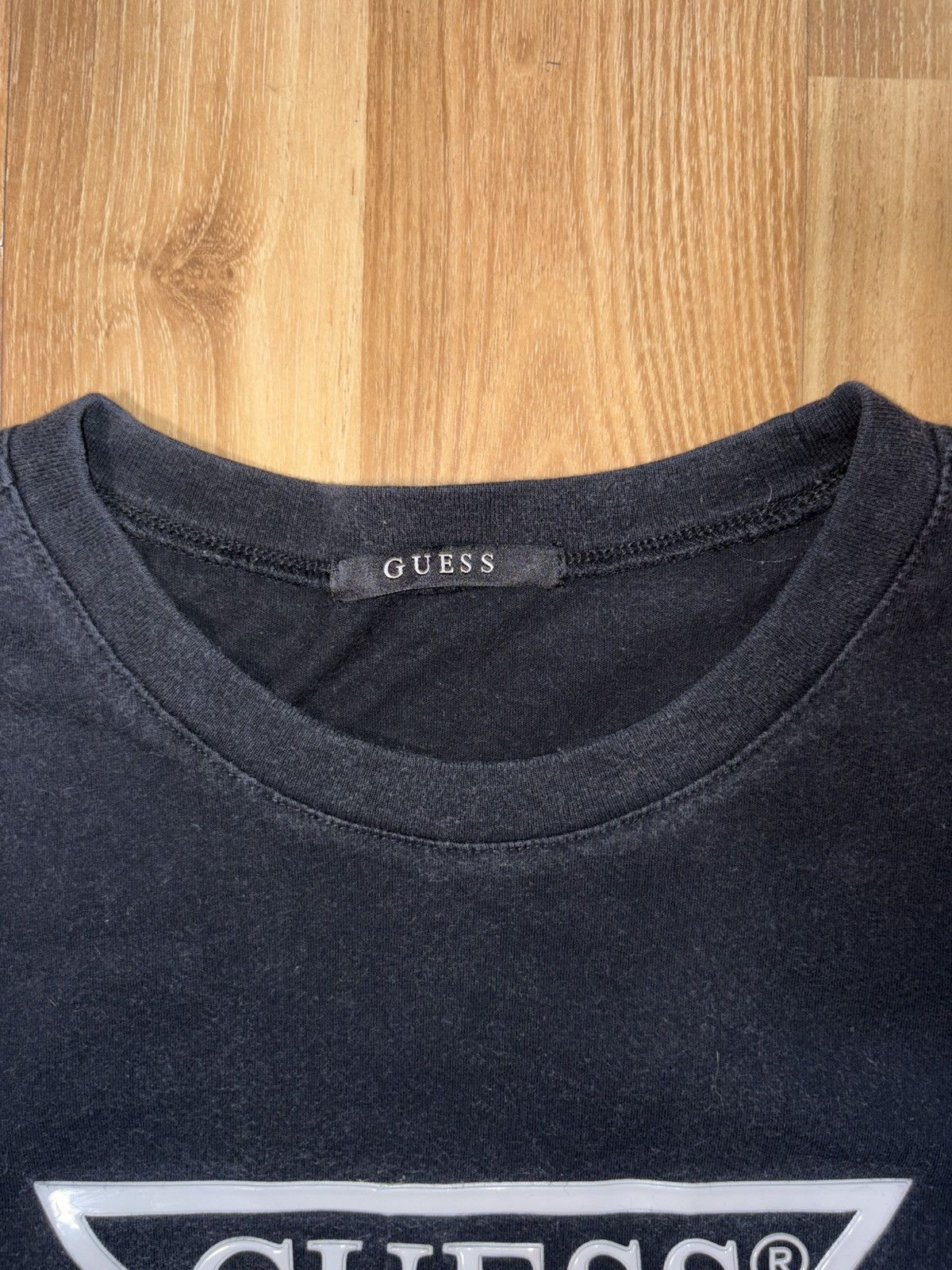 Guess VINTAGE STYLE GUESS U.S.A. Triangle Logo T-Shirt Black Size US M / EU 48-50 / 2 - 3 Thumbnail