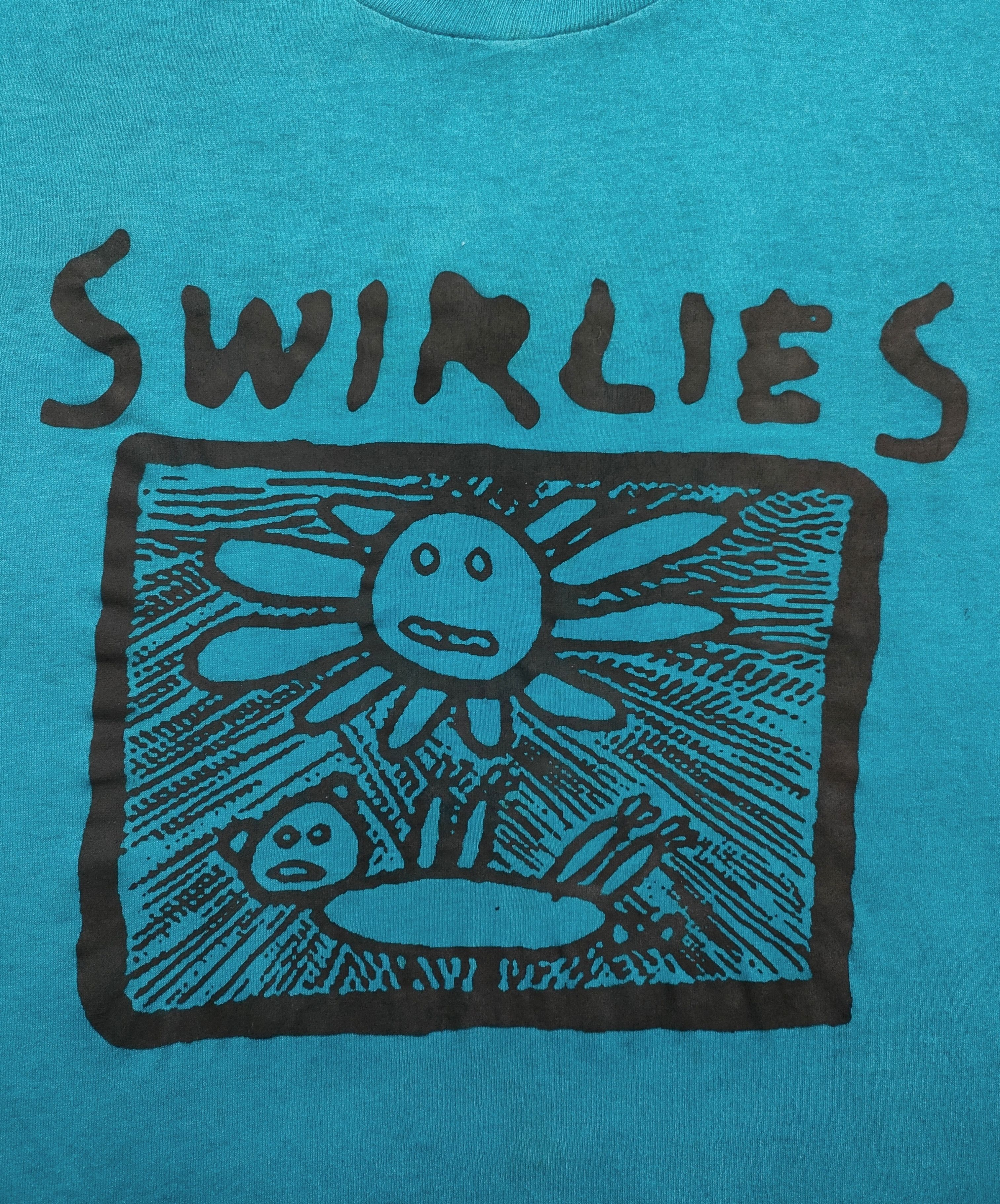 Band Tees 90s SWIRLIES Vintage Band T-Shirt SHOEGAZE THE SWIRLIES Size US XL / EU 56 / 4 - 3 Thumbnail