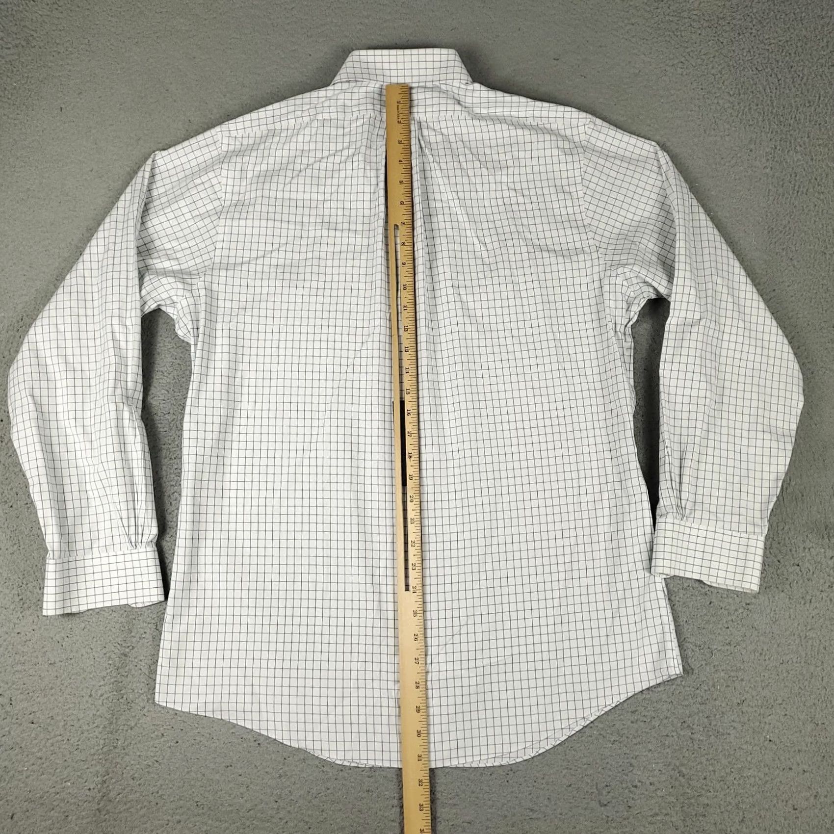 Brooks Brothers Brooks Brothers Dress Shirt Mens 16 White Blue Regent Button Up Long Sleeve Size 42R - 3 Thumbnail