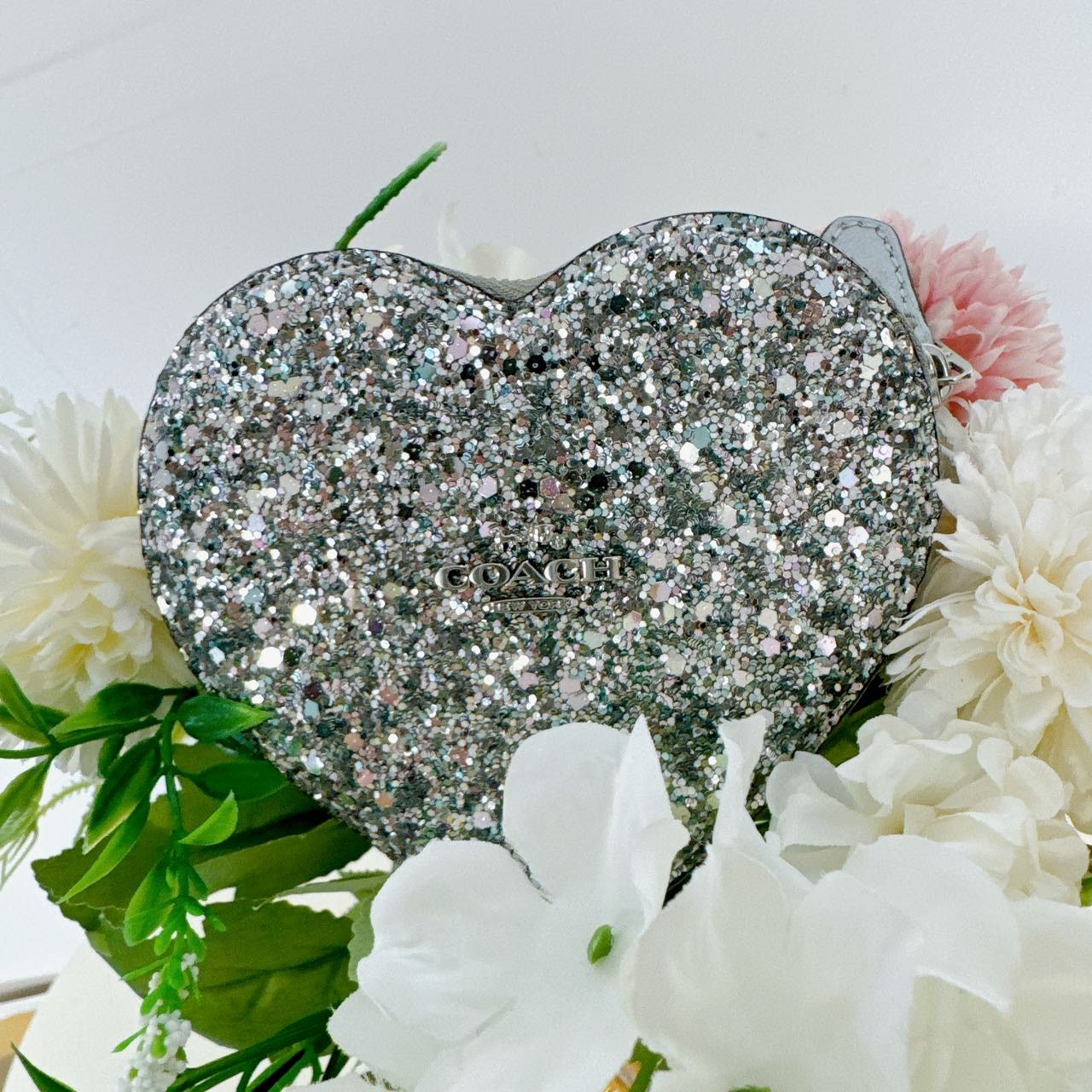 Coach Coach CQ167 Heart Coin Case IN Silver Size ONE SIZE - 4 Thumbnail