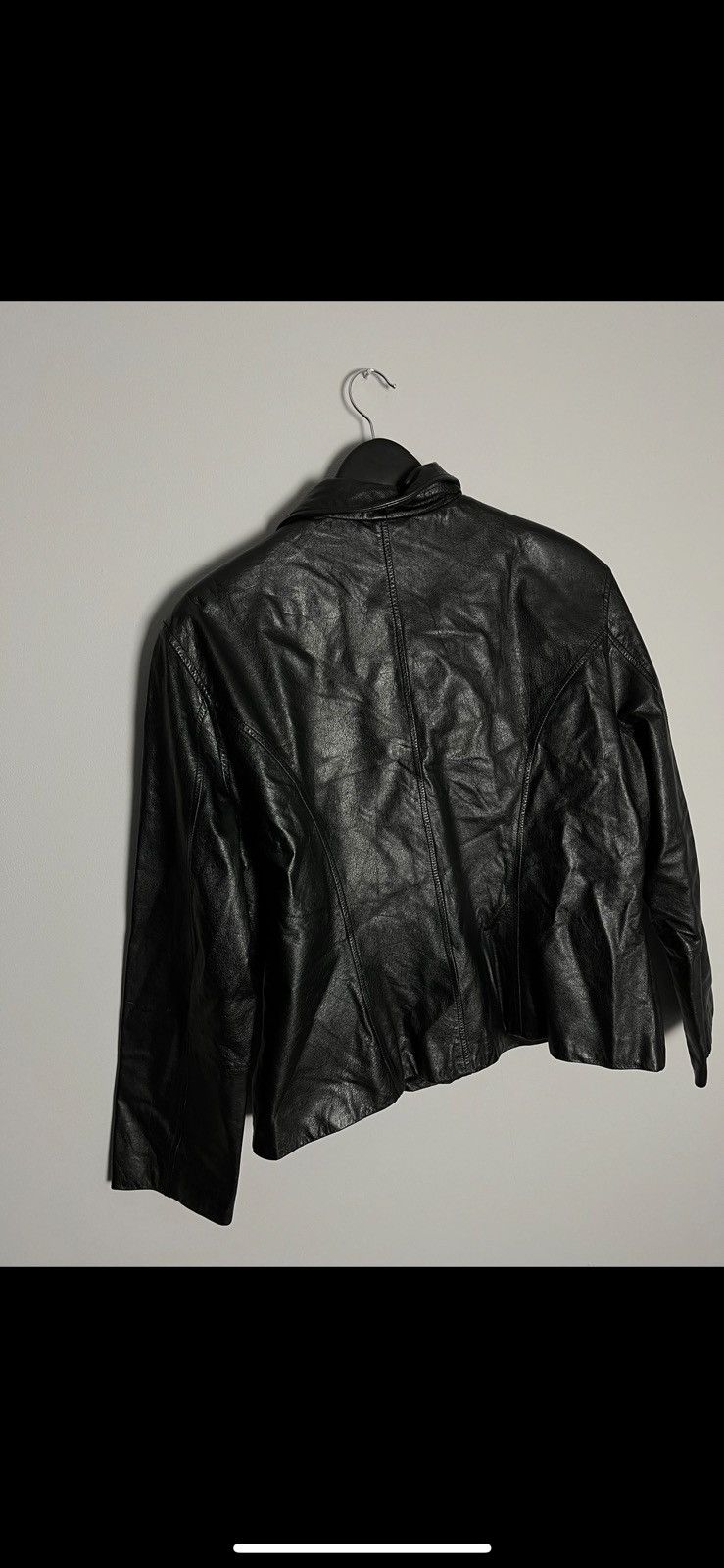 Leather × Vintage Vintage leather jacket y2k punk rock hype Size US XL / EU 56 / 4 - 9 Thumbnail