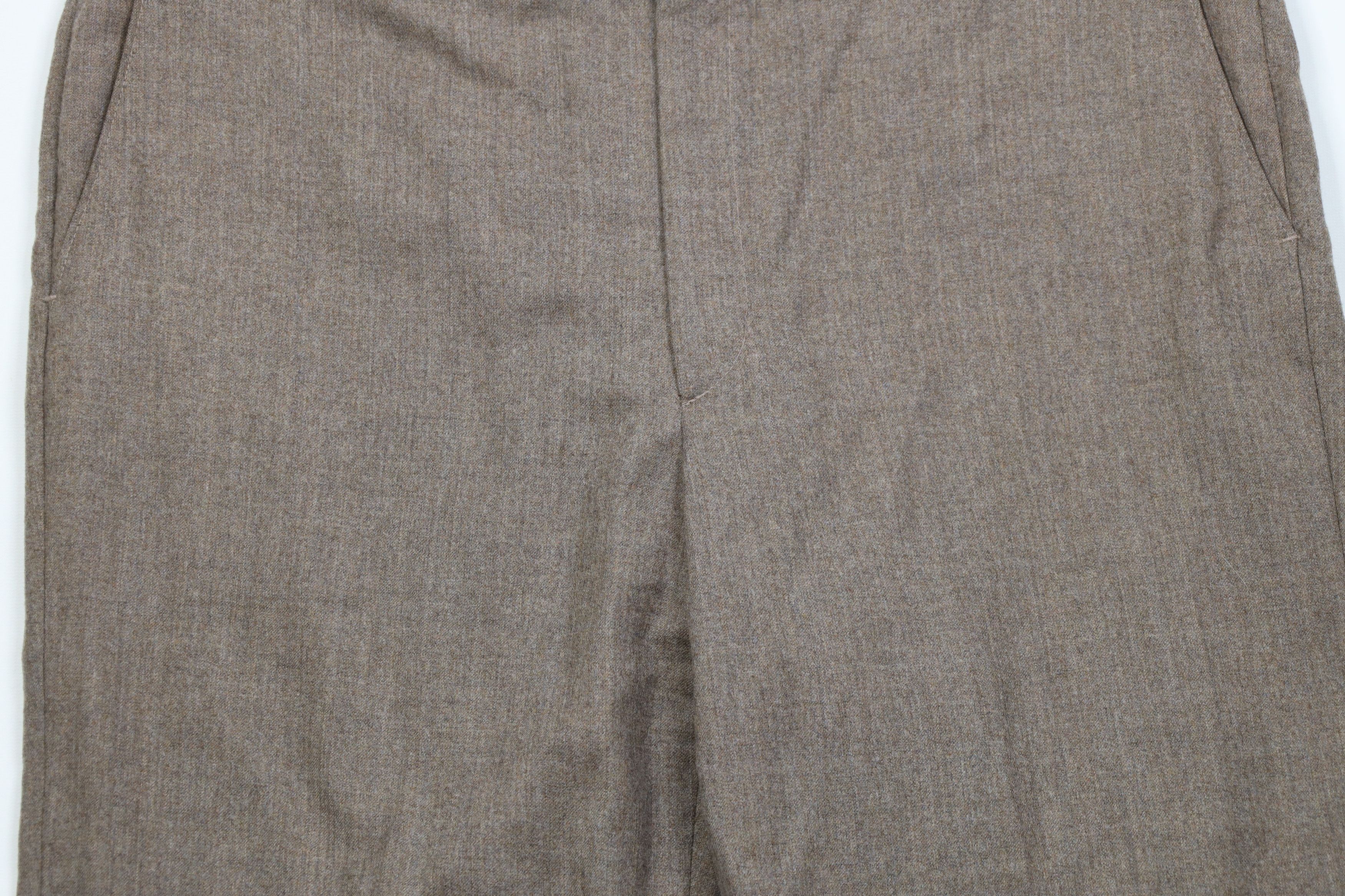 Vintage Vintage 70s Streetwear Knit Flared Wide Leg Chino Pants USA Size US 36 / EU 52 - 3 Thumbnail