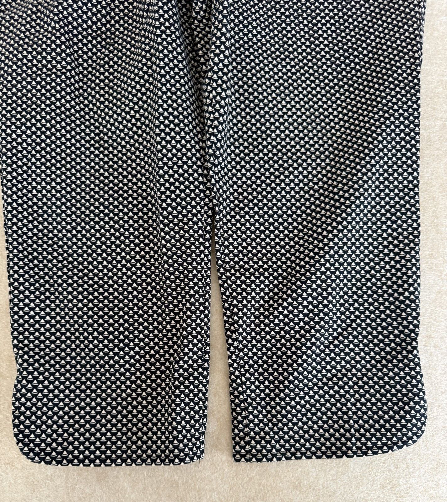 Talbots Talbots Womens 8P Sailboat Capri Pants Navy White Nautical Size 30" / US 8 / IT 44 - 4 Thumbnail