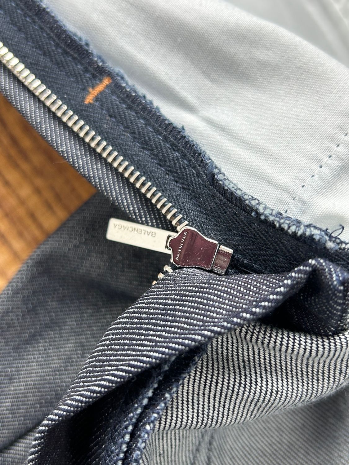 Balenciaga Balenciaga Denim Midi Belted Skirt In Blue Size 36 Size 26" / US 2 / IT 38 - 10 Thumbnail