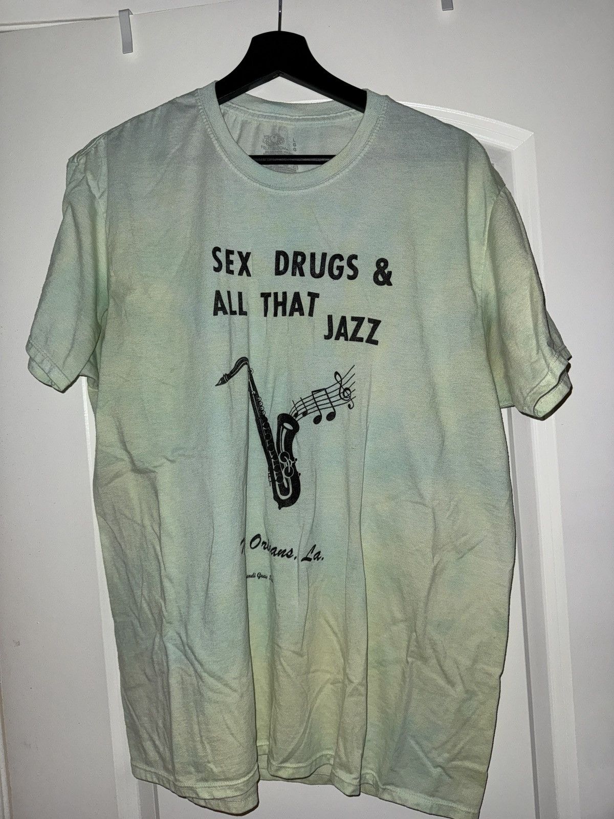 Vintage Sex, Drugs & All That Jazz t-shirt Size US L / EU 52-54 / 3 - 1 Thumbnail