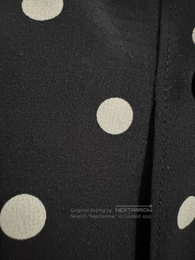 Saint Laurent Paris Saint Laurent Paris Size 37 Mulberry Silk Black and White Size US S / EU 44-46 / 1 - 5 Thumbnail