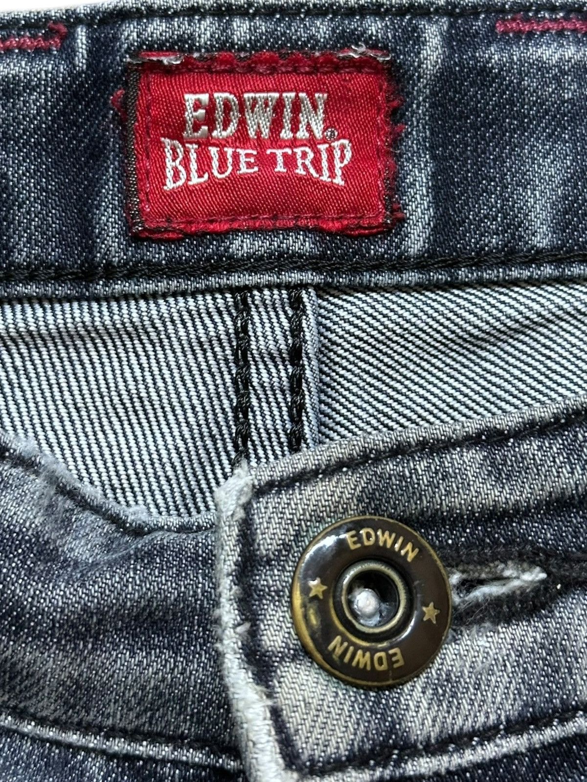 Edwin Vintage Edwin BlueTrip Spiral Leg Cargo Whiskers Denim Size US 29 - 11 Thumbnail