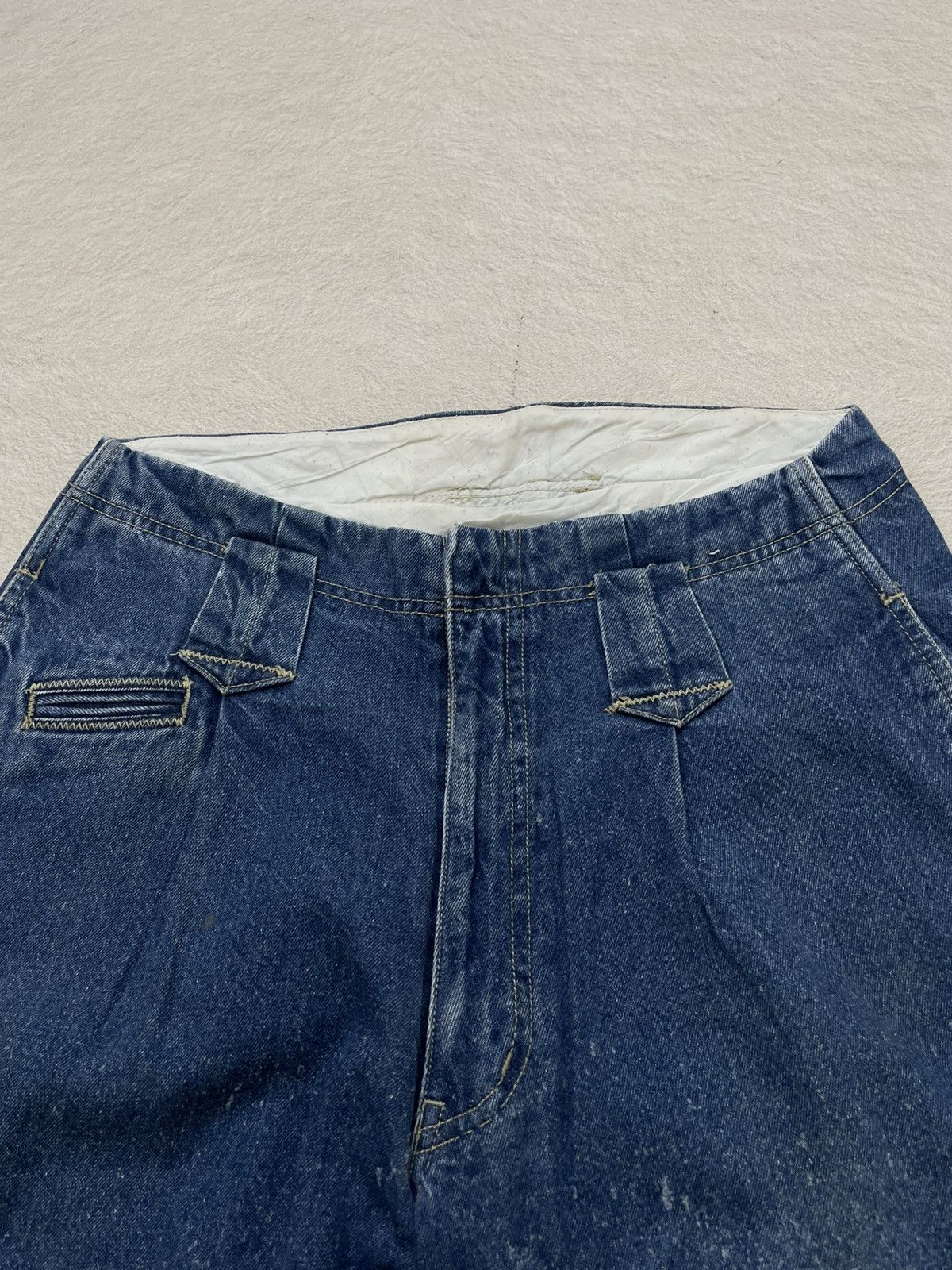 Japanese Brand Japanese Style Indigo Balloon Denim Distressed Jeans Size US 29 - 5 Thumbnail