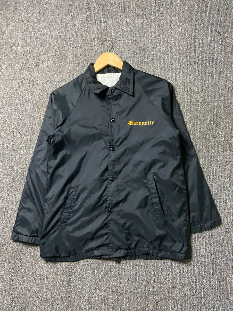 Japanese Brand Marquette Japanese Brand Button Nylon Jacket (188) Size US XXS / EU 40 - 1 Thumbnail