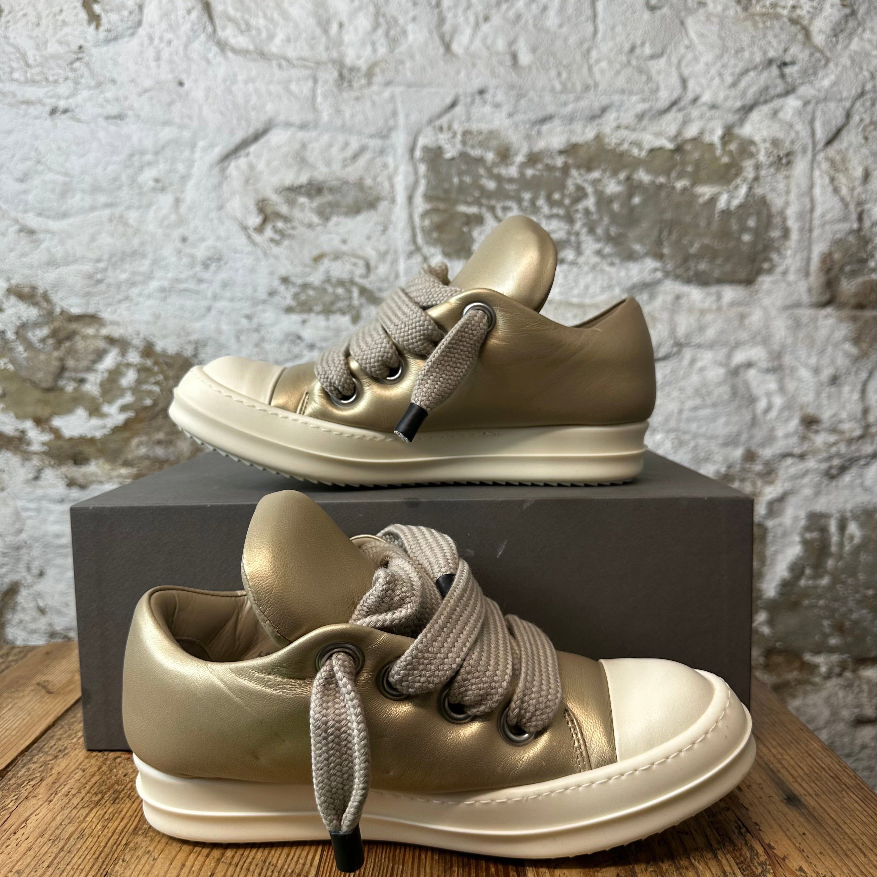 Rick Owens Rick Owens Jumbo Lace Puffer Gold Milk Sneaker Sz 7.5 (40.5) Size US 7.5 / EU 40-41 - 2 Thumbnail